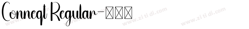 Conneqt Regular字体转换